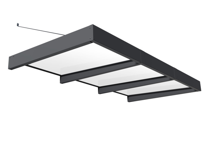 Entrétak Sophia XL Grå Opal 286 x 140 cm Canopia by Palram